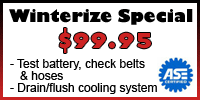 Coupon expires 4/30/11 $69.95 Winterizing Special